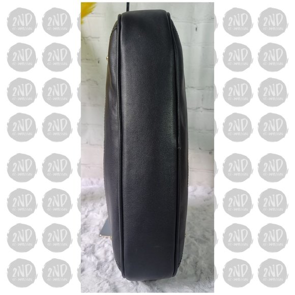 NWT London Fog Brown & Black Snakeskin-Embossed Lilah Hobo - Picture 5 of 11